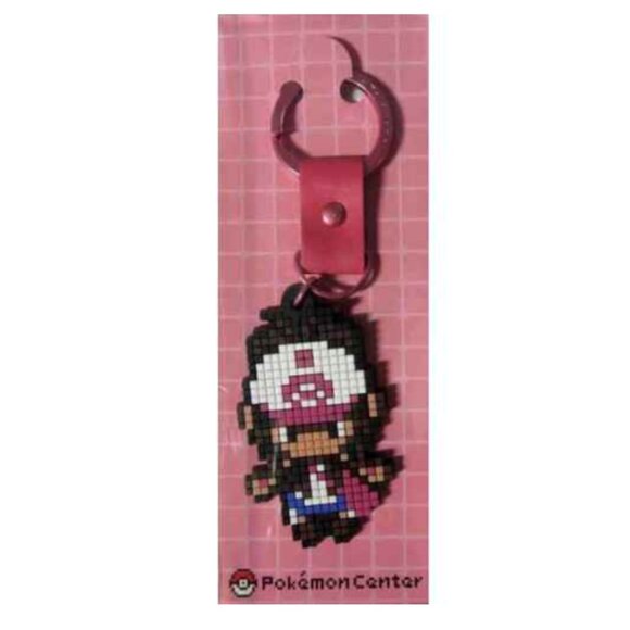 Rare Japan Pokemon Center 2011 Dot Sprite Campaign Hilbert Keychain - Picture 9 of 10